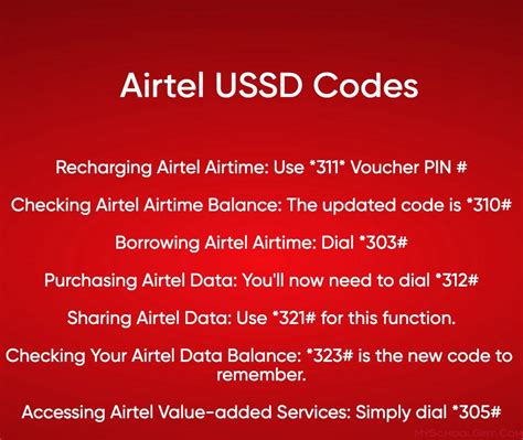 Airtel's New USSD Codes 2024: Comprehensive Guide for Users.